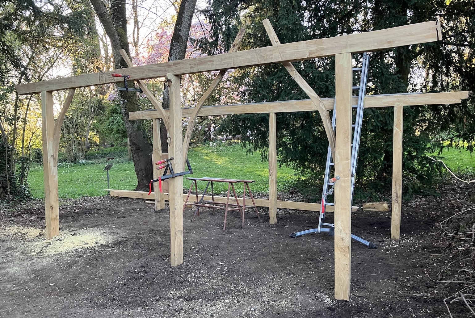 Holzschuppen NACHHER.